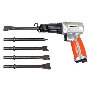 190mm Air Hammer Kit, Round Shank